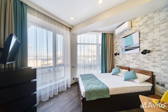 

Квартира-студия, 23 м², 2 кровати