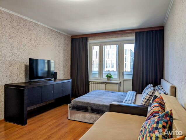 

1-к. квартира, 38 м², 2 кровати