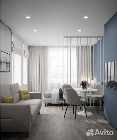 

Квартира-студия, 26 м², 2 кровати