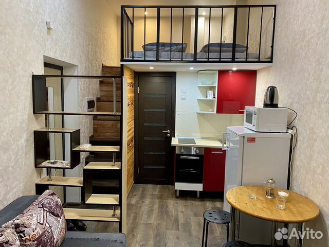 

Квартира-студия, 21 м², 2 кровати