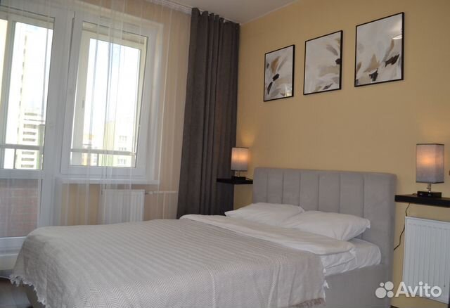 

1-к. квартира, 40 м², 2 кровати