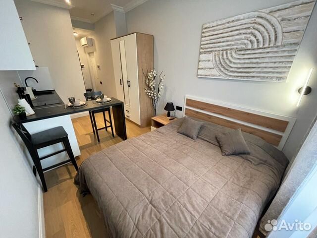 

Квартира-студия, 17 м², 1 кровать