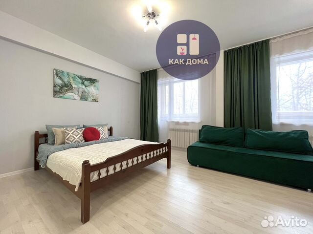 

Квартира-студия, 35 м², 2 кровати