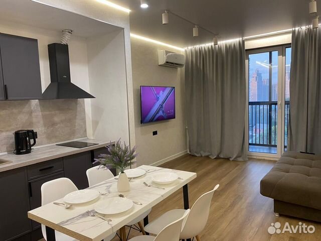 

1-к. квартира, 55 м², 2 кровати