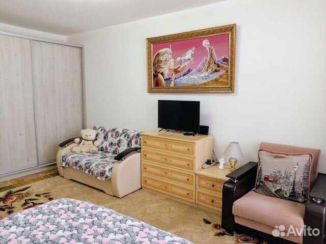 

1-к. квартира, 44 м², 3 кровати