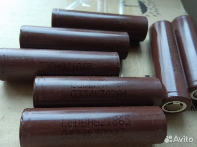 Аккумуляторы 18650 LG HG2 3000mAh 3.7V до 35A