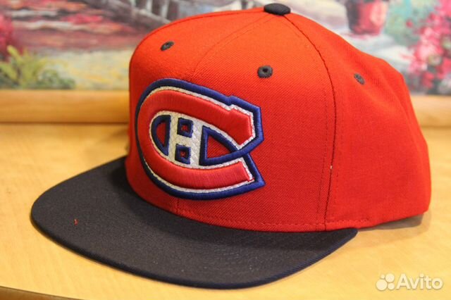 Кепка бейсболка сетка снэп NHL Montreal Canadiens