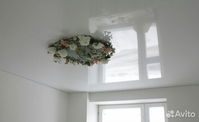 Натяжной потолок глянцевый