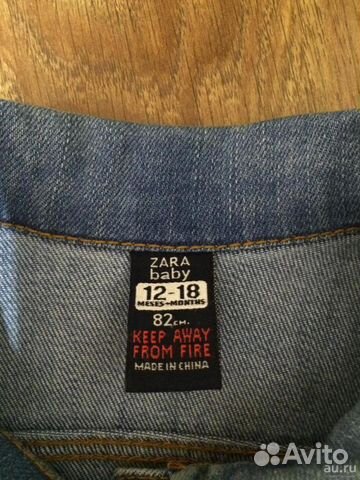 Джинсовая куртка для девочки zara