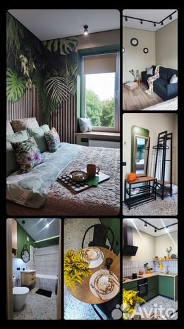 

1-к. квартира, 38 м², 2 кровати