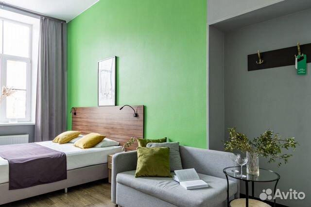 

Квартира-студия, 18 м², 2 кровати
