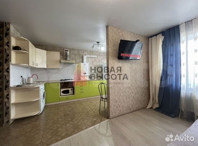 

Квартира-студия, 33 м², 2 кровати