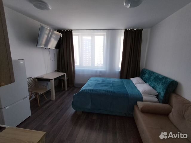 

Квартира-студия, 25 м², 2 кровати