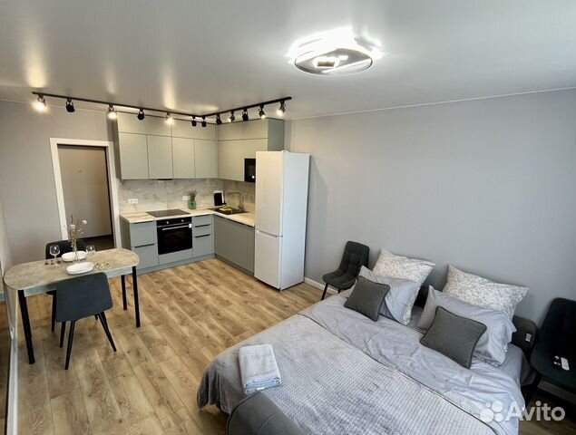 

Квартира-студия, 28 м², 1 кровать