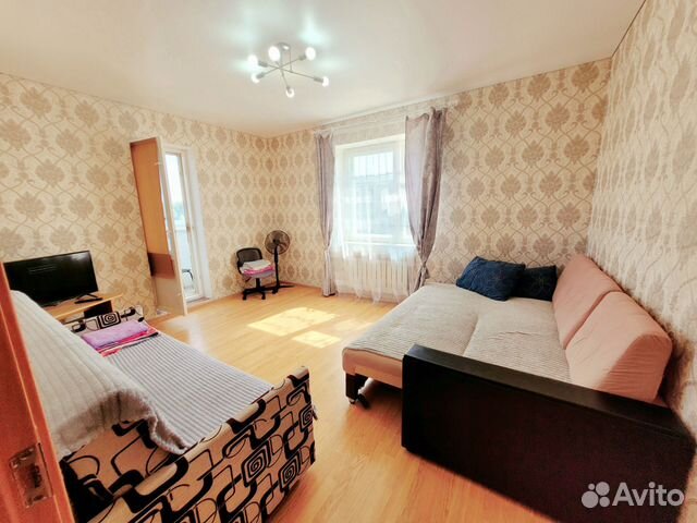 

1-к. квартира, 38 м², 2 кровати