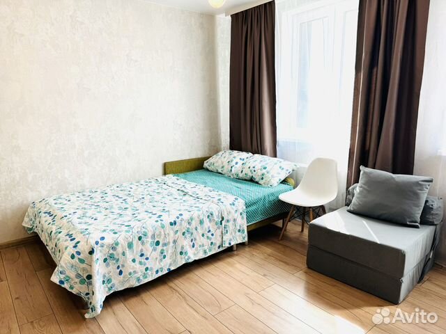 

Квартира-студия, 27 м², 2 кровати