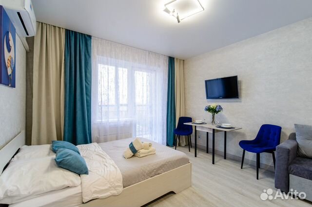 

Квартира-студия, 26 м², 2 кровати