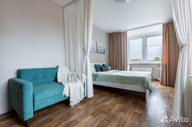 

1-к. квартира, 45 м², 2 кровати