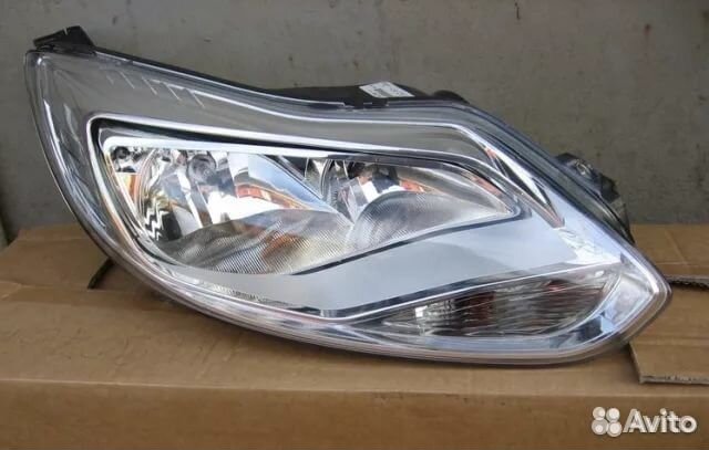 Фара Левая и Правая Форд Фокус 3 (Хром)