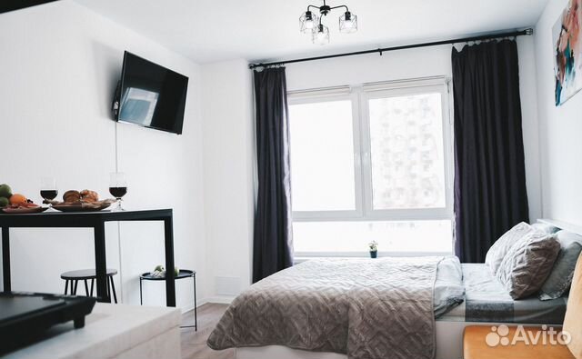 

Квартира-студия, 23 м², 2 кровати