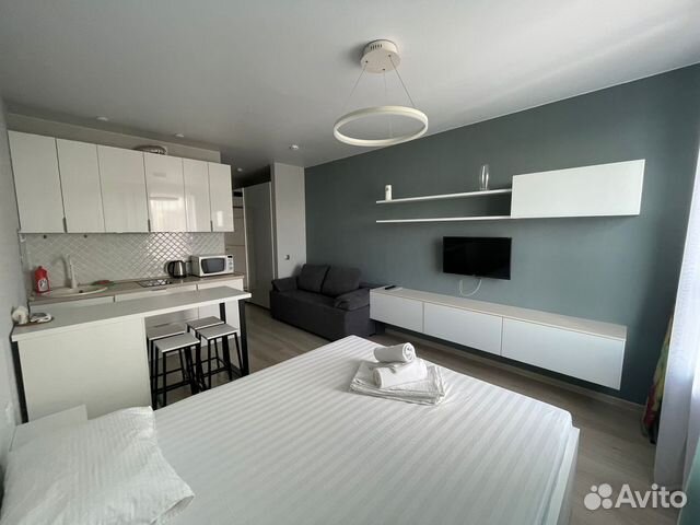 

Квартира-студия в апарт-отеле, 25 м², 2 кровати