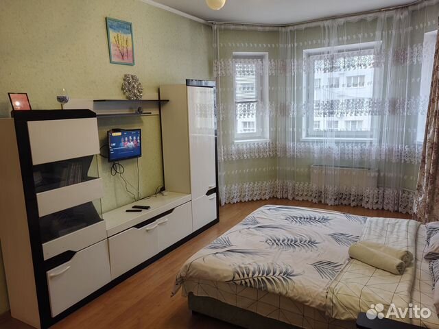 

1-к. квартира, 44 м², 2 кровати