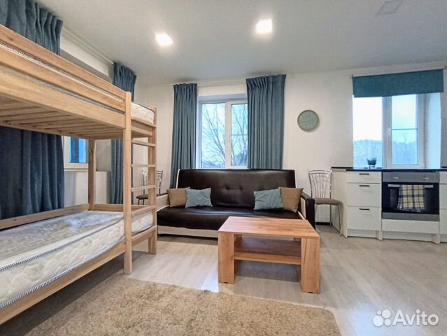 

Квартира-студия, 24 м², 2 кровати