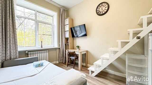 

Квартира-студия, 25 м², 2 кровати