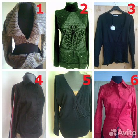 Джемперы кофты рубашки (Италия) новая разные