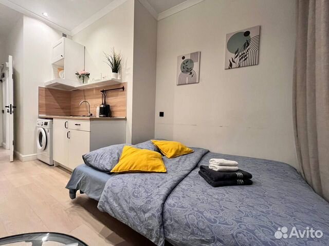 

Квартира-студия, 17 м², 1 кровать