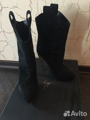 Сапоги замшевые Giuseppe Zanotti Dezign Сапоги замшевые Giuseppe Zanotti Dezign