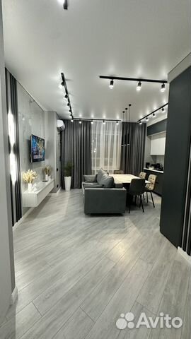 

Квартира-студия, 59 м², 2 кровати