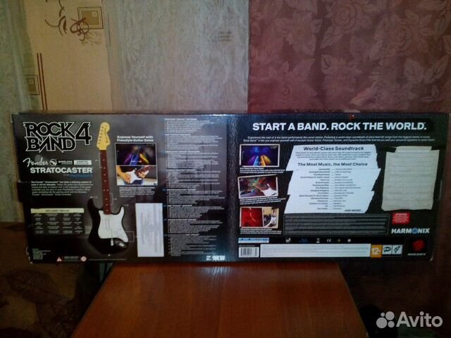 Гитара + игра Rockband (PS4)
