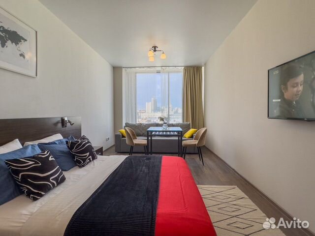 

Квартира-студия, 33 м², 2 кровати