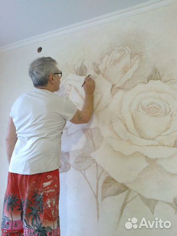 Барельеф, роспись стен, декоративная штукатурка