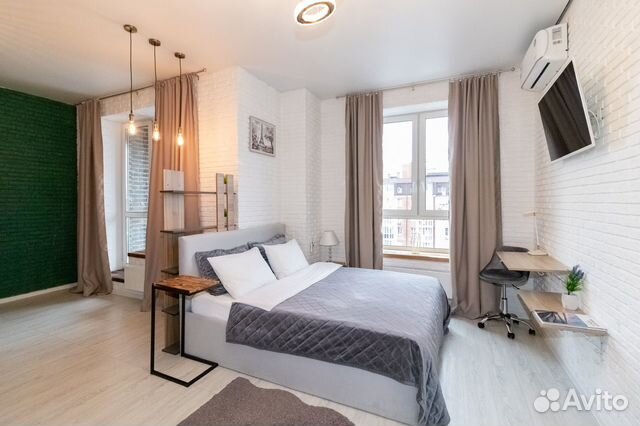 

Квартира-студия, 40 м², 2 кровати
