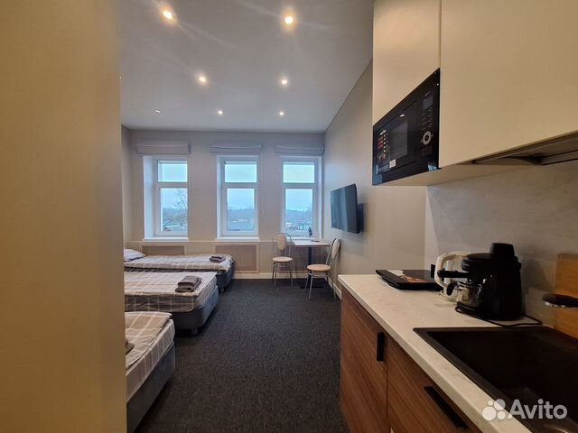

Квартира-студия в апарт-отеле, 25 м², 3 кровати
