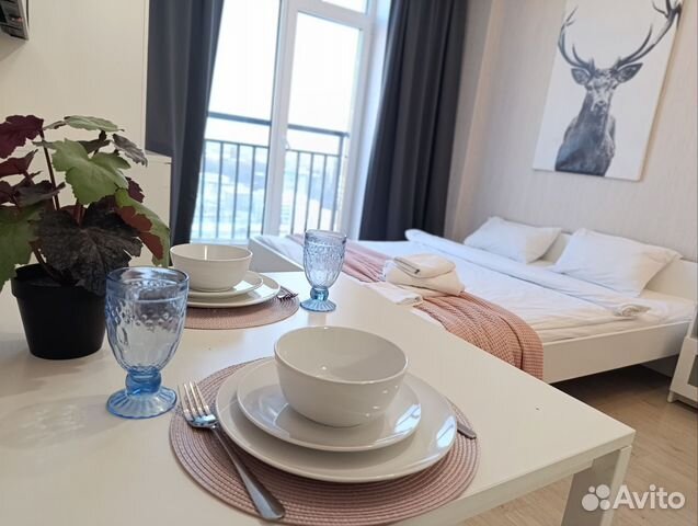 

Квартира-студия, 25 м², 2 кровати