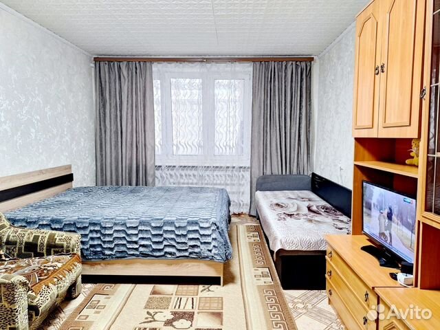 

1-к. квартира, 40 м², 2 кровати