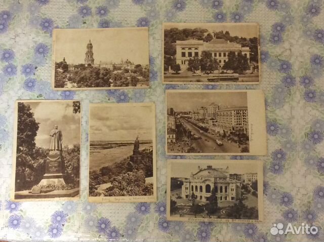 6 открыток Киев 1954 год 6 открыток Киев 1954 год