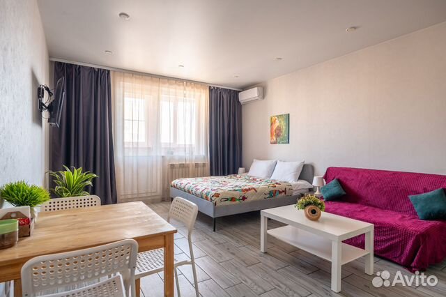 

Квартира-студия, 35 м², 2 кровати