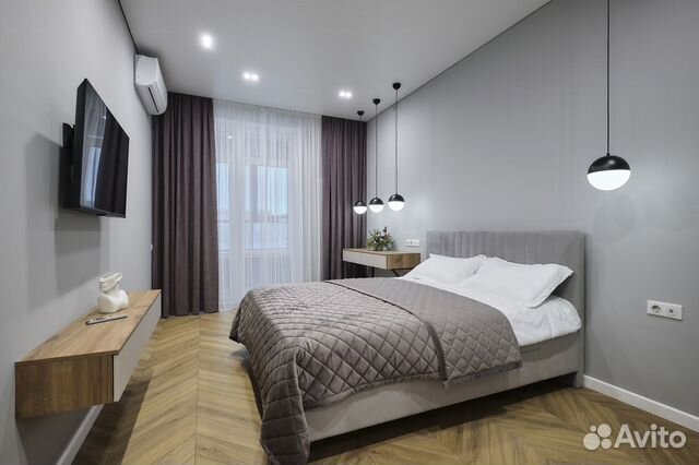 

1-к. квартира, 55 м², 2 кровати