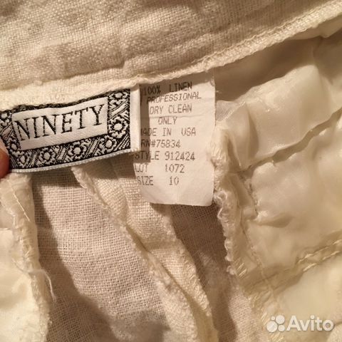 Брюки, лён. USA