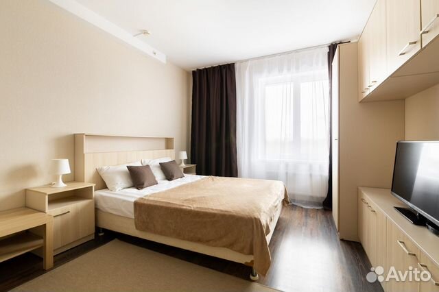 

1-к. квартира, 34 м², 2 кровати