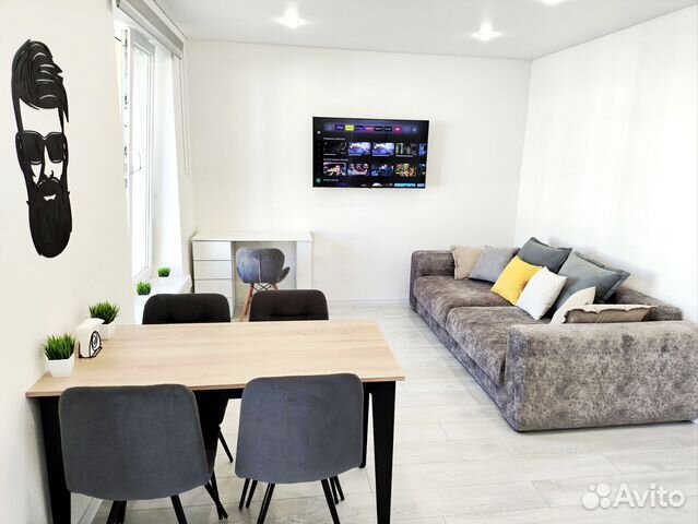 

1-к. квартира, 48 м², 2 кровати