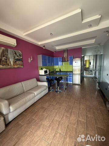 

Квартира-студия, 42 м², 2 кровати