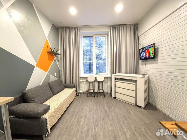 

Квартира-студия, 19 м², 2 кровати