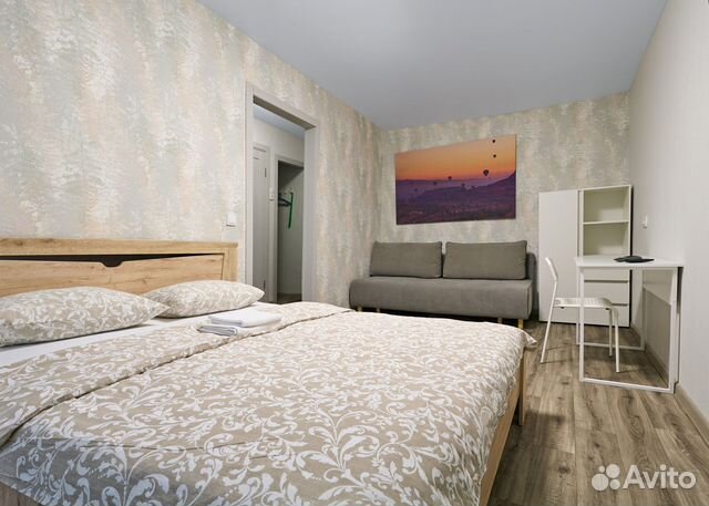

1-к. квартира, 32 м², 2 кровати