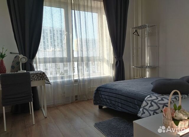 

1-к. квартира, 43 м², 2 кровати