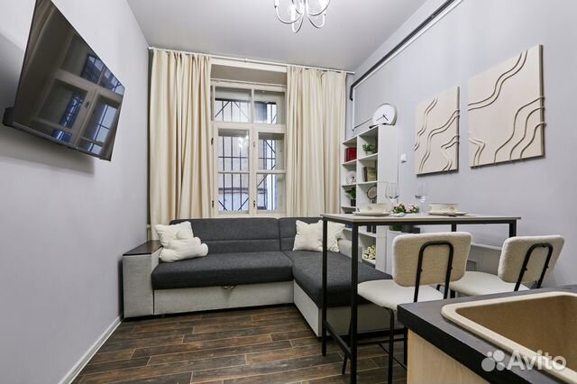 

Квартира-студия, 17 м², 1 кровать